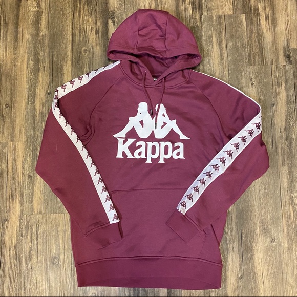 maroon kappa hoodie